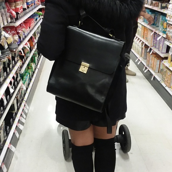 Kelsi Dagger Handbags - (Donated) Kelsi Dagger Leather Backpack